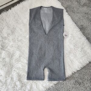 Fct Rib Knit Bodycon Romper. Size XL. New.